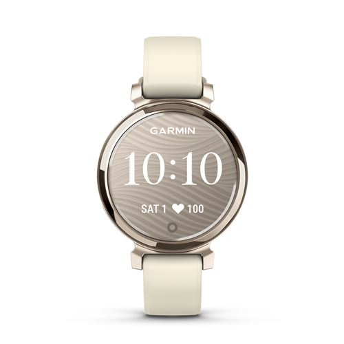Montre connectée Garmin Lily 2 Cream Gold avec bracelet Blanc coco