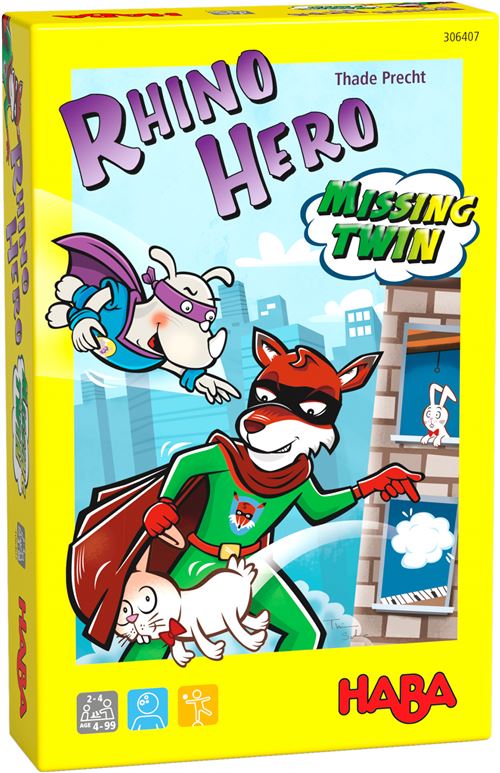 Jeu découverte Haba Rhino Hero Missing Twin