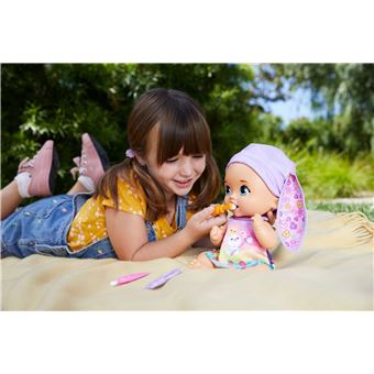 Poupon My Garden Baby Bébé lapin se brosse les dents