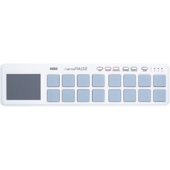 Surface de contrôle 16 pads Korg NanoPad 2 WH Blanc