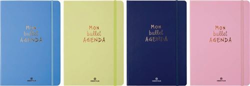Agenda Oberthur 2020/2021 A5 Bullet semaine par semaine modèle aléatoire