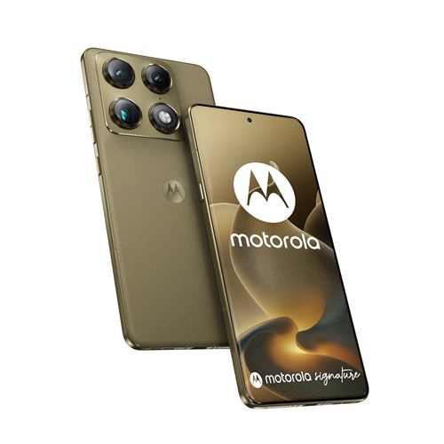 Smartphone Motorola Signature 6,8” 5G Double SIM 512 Go Vert Martini Olive