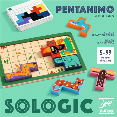 Casse tête Djeco Sologic Pentanimo