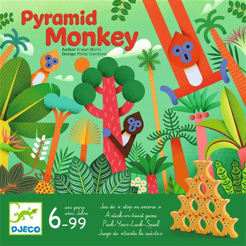 Jeu d'ambiance Djeco Pyramid Monkey
