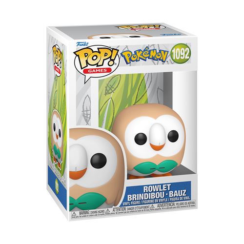 Figurine Funko Pop Games Pokémon Rowlet - vue 1