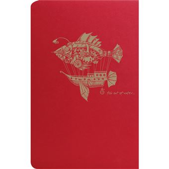 Flying Spirit Red carnet piq 11x17cm 96p ligne