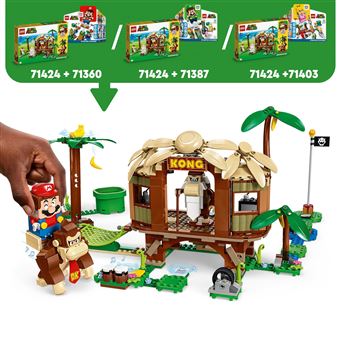 LEGO® Super Mario 71424 l’Ensemble d'Extension La Cabane de Donkey Kong