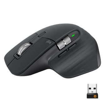 Souris sans fil silencieuse Logitech MX Master 3 Noir - 1