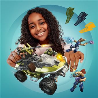 Jeu de construction Mega Bloks Mega Construx Véhicule Warthog Halo