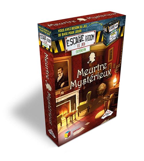 Jeu de société Identity Games Escape Room Pack extension Meurtre mystérieux