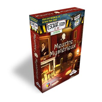 Jeu de société Identity Games Escape Room Pack extension Meurtre ...