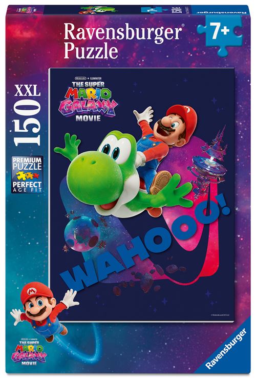 Puzzle 150 pièces Ravensburger Le pouvoir de Super Mario - vue 1