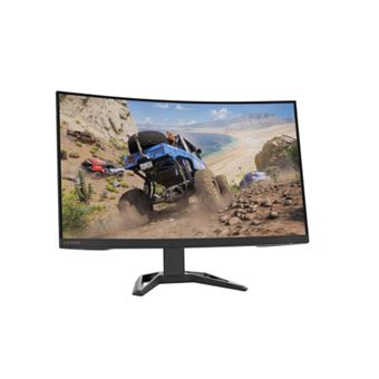 Ecran PC LED Lenovo G32qc-30 66F2GAC1EU 31.5" incurvé QHD Noir corbeau