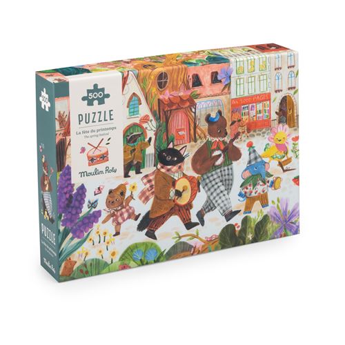 Puzzle Moulin Roty La fête du printemps 500 pièces