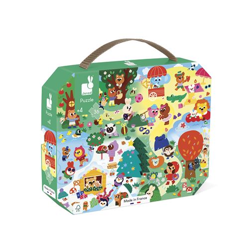 Janod Puzzle 36 Pièces Les 4 Saisons