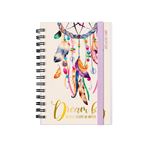 Agenda hebdomadaire 12 mois Legami Petit avec spirale Genius Rêves 2021