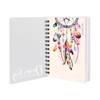 Agenda hebdomadaire 12 mois Legami Petit avec spirale Genius Rêves 2021