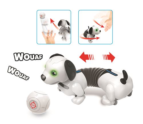 Chien robot télécommandé YCOO Robo Dackel 2, cadeau enfant 5 ans idéal