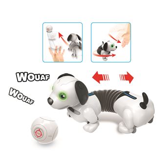 Robot chien interactif Silverlit Ycoo Robo Dackel Junior 25 cm