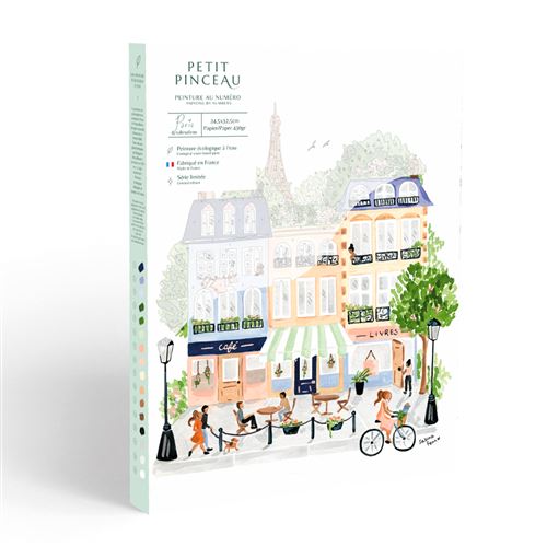 Gouache La Petite épicerie Peinture au numéro Petit Pinceau Paris par Sabina Fenn