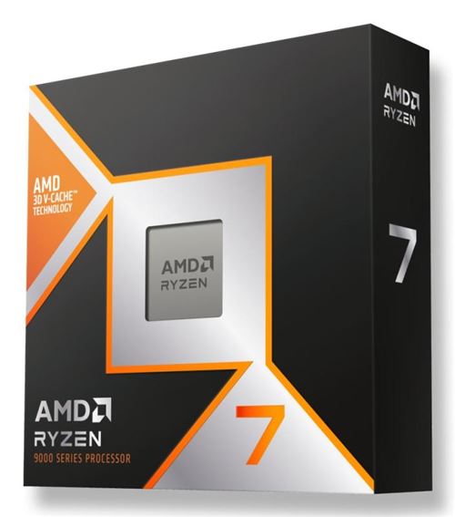Processeur AMD Ryzen 7 9800X3D 8 cœurs 4,7 / 5,2 GHz