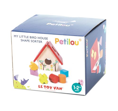 Jouet en bois Le Toy Van Ma Petite Boîte à Formes Maison d’oiseau