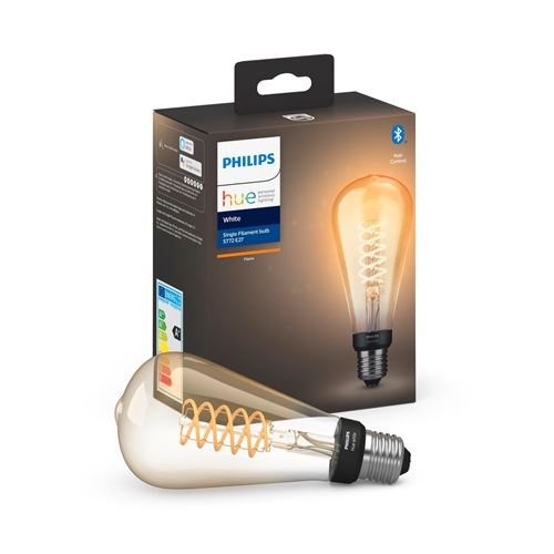 Ampoule Philips Hue E27 Giant Filament Edison 9 Watts Blanc