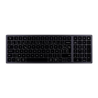 Clavier sans fil Azerty T'n'b iClick Bluetooth Gris - 1