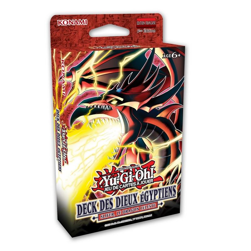 Jeu de cartes Yugioh! Deck de Structure Slifer Carte à collectionner Achat & prix fnac