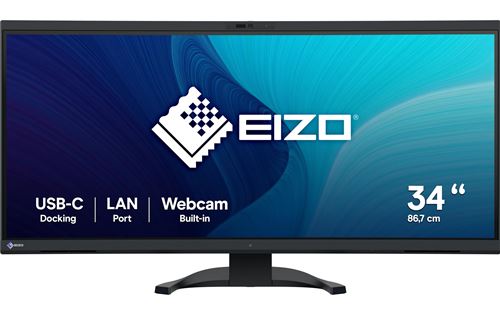 Eizo Noir 34.1" Led - Flexscan Ev3450xc-Bk - Image 4