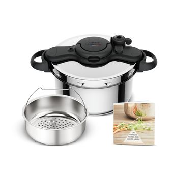 C) COCOTTE MINUTE seb inox 8 litres avec panier et soupape EUR 78,00 - FR