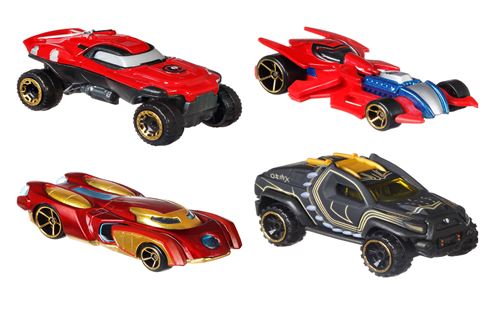 HOT WHEELS Voiture Marvel 1:64 Mod&egrave;le al&eacute;atoire 