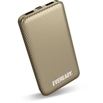 Batterie externe Eveready 10 000 mAh Or - 1