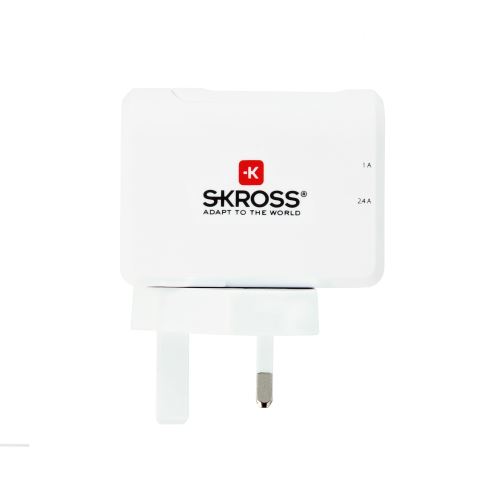 Chargeur USB Skross 2 ports UK