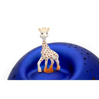 Veilleuse projecteur d’étoiles musical Sophie la girafe 12 cm