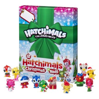 Pack de 12 figurines Hatchimals de Noël