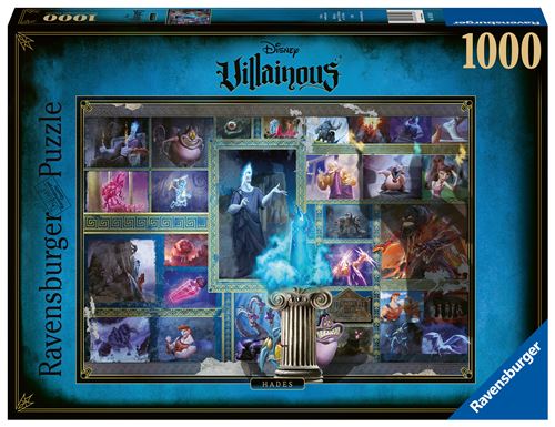 Puzzle 1000 pièces Ravensburger Disney Villainous Hades