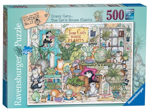 Puzzle Ravensburger Tom Cat' House Plants 500 pièces - vue 4