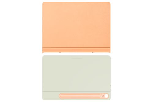 Housse Smart Book Cover Orange pour Samsung Galaxy Tab S10FE Tab S9 et Tab S9FE
