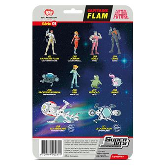 Figurine SP Collection Capitaine Flam Pin's Blister Card Curtis Newton 10,5 cm