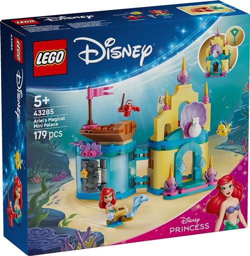 LEGO® Disney Princess 43285 Le palais magique d’Ariel miniature