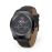 MyKronoz ZeTime Verbonden Horloge (39mm) Premium Titanium en Leren Armband Glad Zwart_0