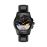 MyKronoz ZeTime Verbonden Horloge (39mm) Premium Titanium en Leren Armband Glad Zwart_1