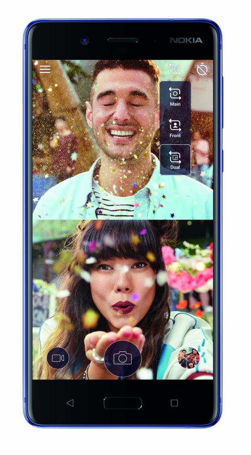 Smartphone Nokia 8 128 Go Bleu Trempé