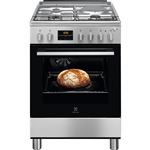 Cuisinière mixte gaz et électrique Electrolux EKM648522X 1650 W Inox