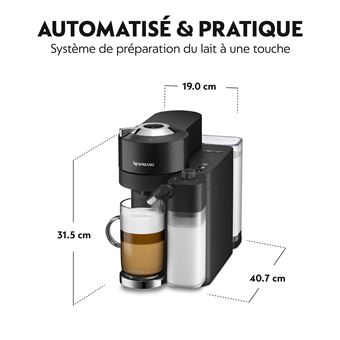 Cafetière Delonghi Nespresso Vertuo Lattissima ENV 300.B 1500 W Noir