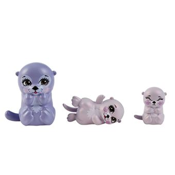 Poupée Enchantimals Famille Loutre et accessoires