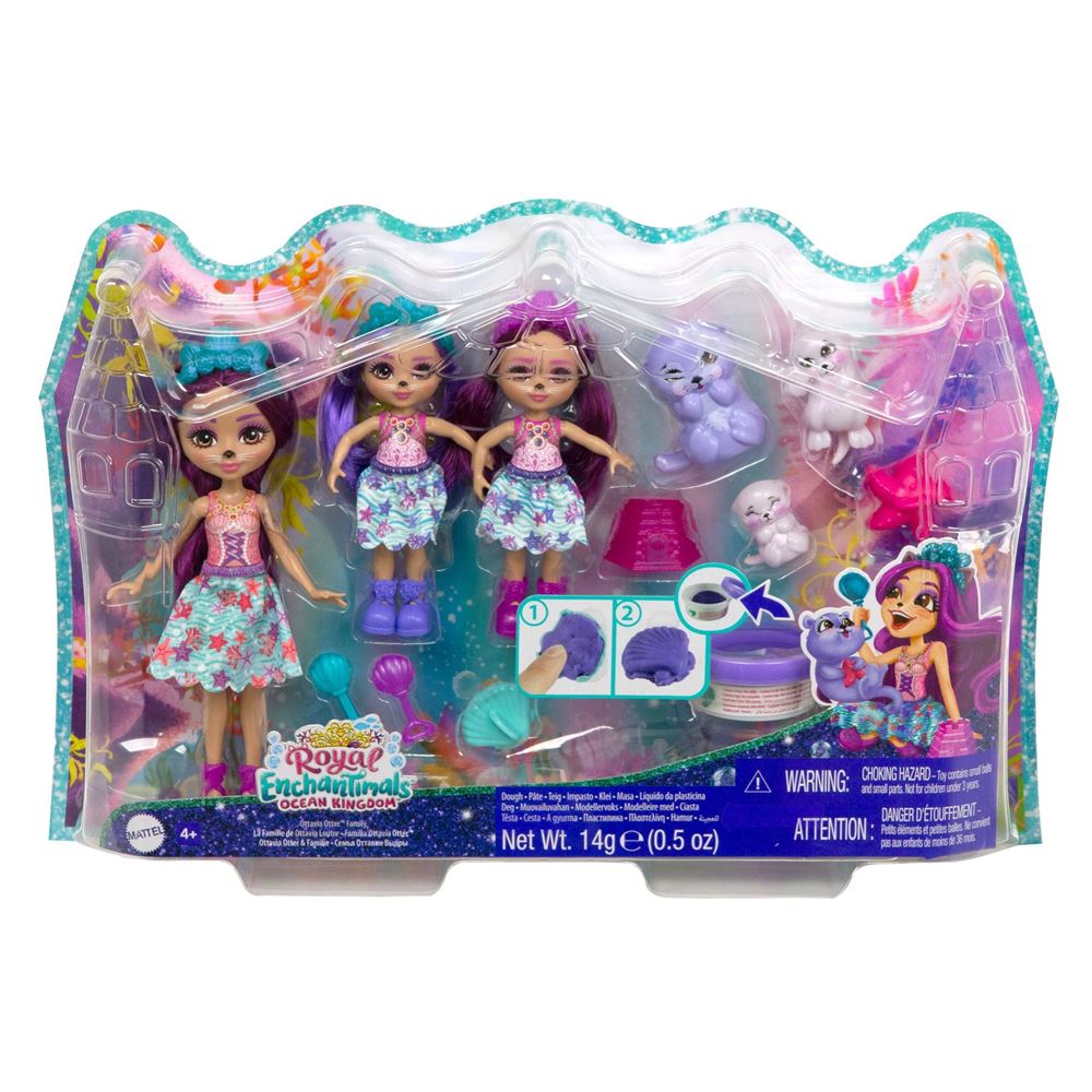 Méga Lot Enchantimals - 13 Poupées Avec Animaux, Bébés Et 10 Accessoires Maison - Occasion