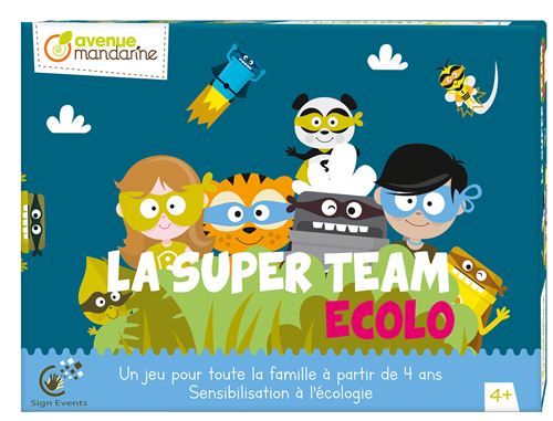 Jeu de plateau Avenue Mandarine Team Ecolo