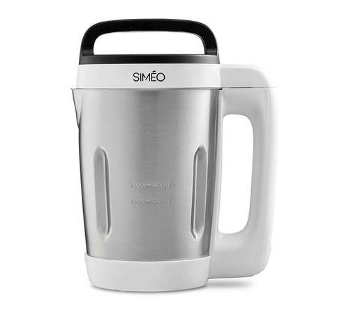 Blender Simeo Soup maker PSM050 1000 W Blanc et Inox